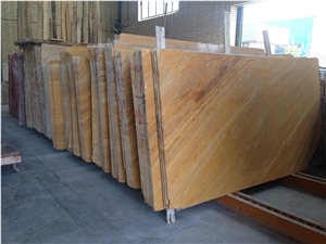 Iran Yellow Travertine Slab