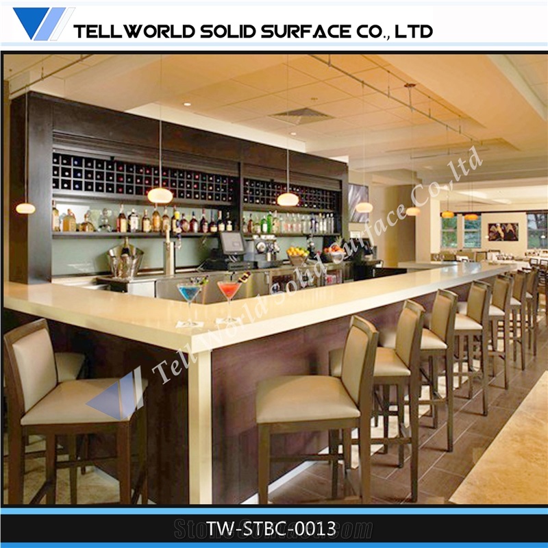 Customized Modern Counter Design / Acrylic China Manufactured