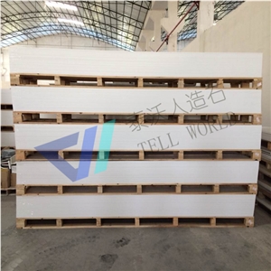 Pure Acrylic Solid Surface Panel Artificial Marble Stone Sheets for Sales