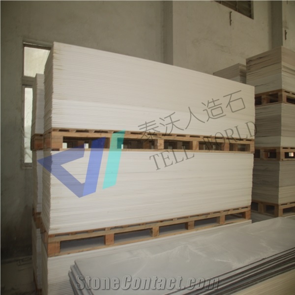 Pure Acrylic Solid Surface Panel Artificial Marble Stone Sheets for Sales