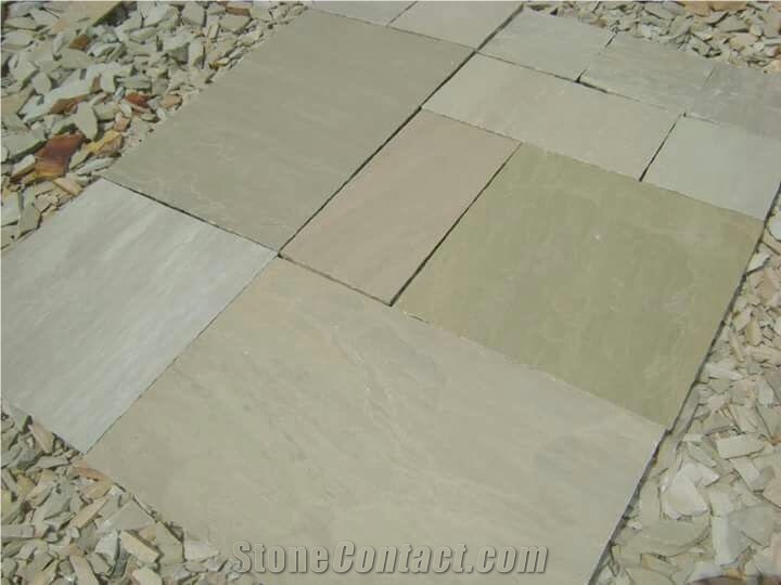 Raj Green Sandstone Pavers
