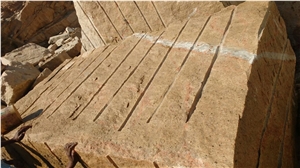 Ivory Gold Granite Blocks, India Yellow Granite