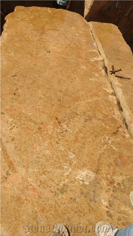 Ivory Gold Granite Blocks, India Yellow Granite