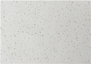 Economic White Nuts Quartz Slab, White Solid Surface Engineered Stone