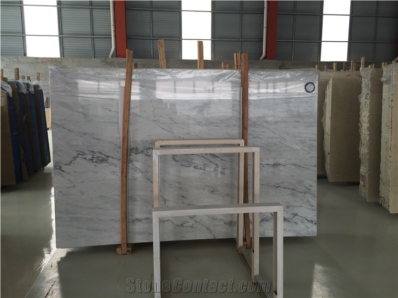 Lawrence White Marble Slabs & Tiles, China White Marble