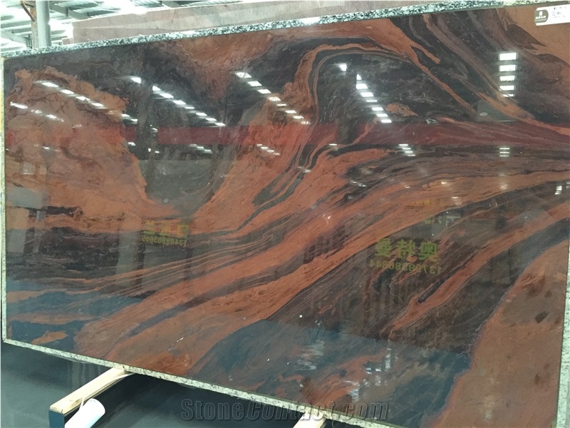 Red Hollywood Quartzite Slabs & Tiles, Brazil Red Quartzite