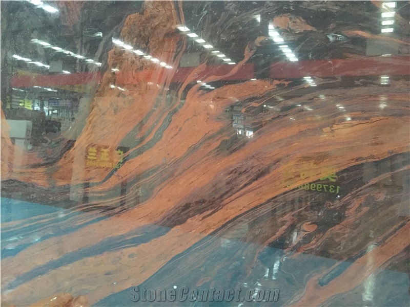 Red Hollywood Quartzite Slabs & Tiles, Brazil Red Quartzite