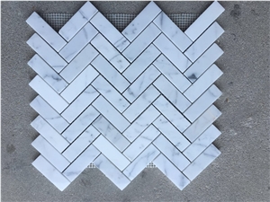 Bianco Di White Carrara Italy Blanc De Carrare Hexagon Marble Natural Stone Mosaic for Wall & Floor Covering Marble Mosaics,Natural Stone Mosaics