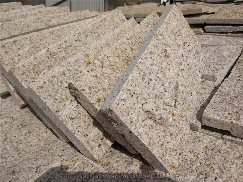 G350 Yellow Granite Mushroom Stone,Wall Cladding,Split Face Stone