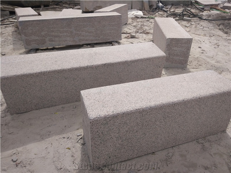 G354 Red Granite Kerbstone,Kerbs,Curbs,Curbstone