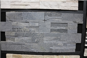 Dark Blue Quartzite Ledge Stone /Blue Stacked Stone Veneer/Split Face Culture Stone/Blue Quartzite Wall Cladding