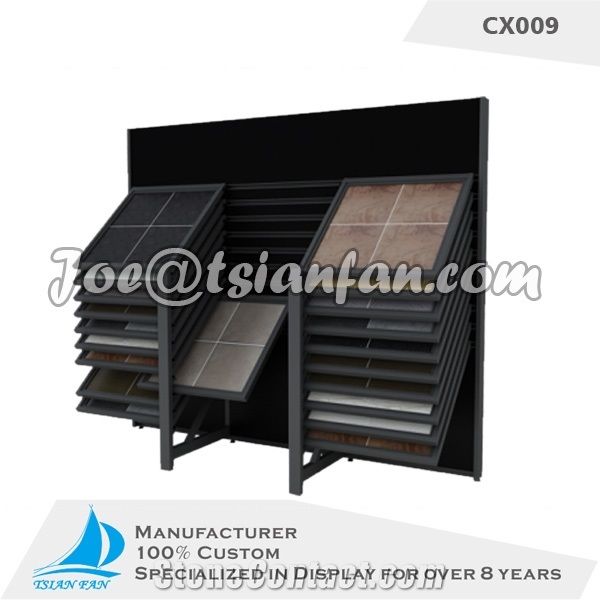 Reclining Display Rack Metal Display Stand
