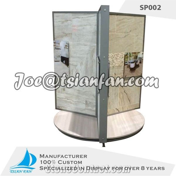 Rotatable Stone Display Rack