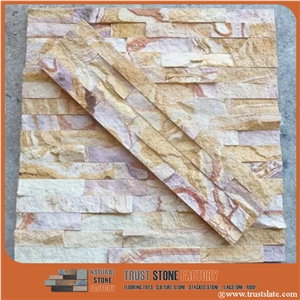 Cultural Stone Facade,Yellow Beige Golden Rainbow Sandstone Ledge Stone,Wall Covering,Stacked Stone,Fireplace Decorative,On Sale China Cultural Stone Facade,Yellow Beige Golden Rainbow Sandstone Ledge Stone,Wall Covering,Stacked Stone,Fireplace Decorative,On Sale China