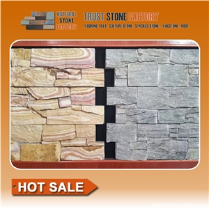 Golden Desert Sandstone Panel Veneer Golden Desert Sandstone Panel Veneer
