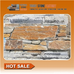 Rusty Copper Quartzite Stackedstone Ledgestone