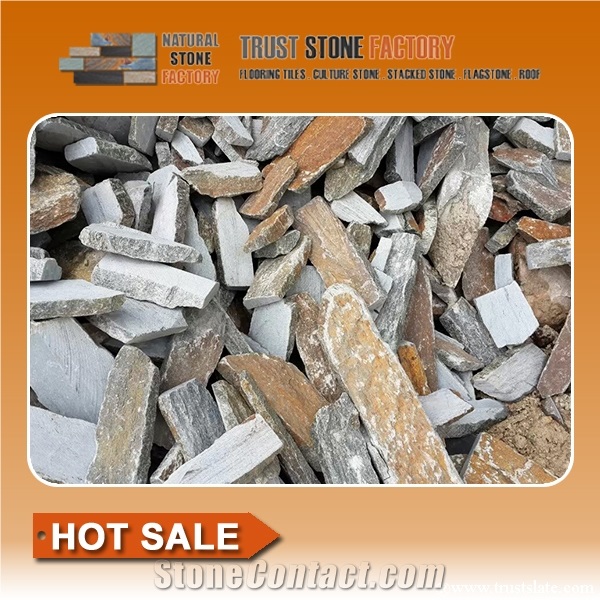 Rusty Quartzite Ledgestone,Thin Stone Veneer Panels,Cultural Stone Facade,Stacked Stone Veneer