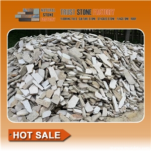 Rusty Quartzite Ledgestone,Thin Stone Veneer Panels,Cultural Stone Facade,Stacked Stone Veneer
