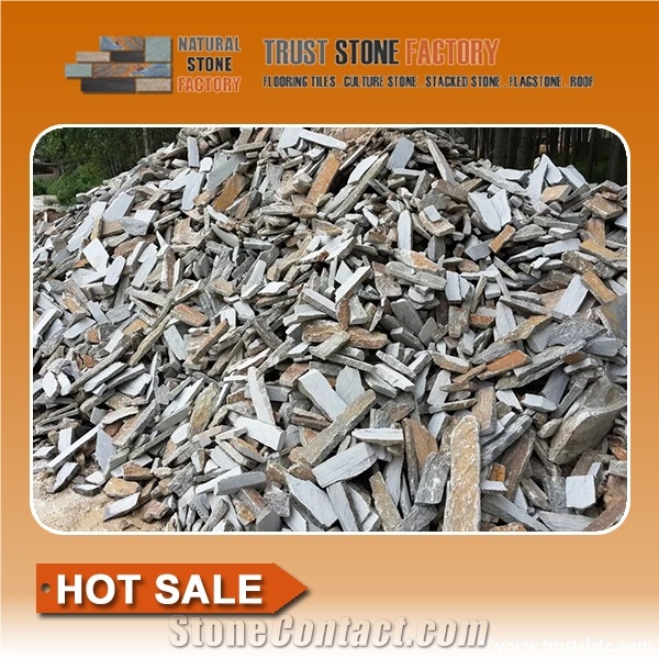 Rusty Quartzite Ledgestone,Thin Stone Veneer Panels,Cultural Stone Facade,Stacked Stone Veneer