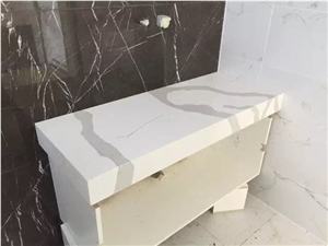 Calaeatta Artificial Quartz Work Tops,Calaeatta Vagli Extra Bath Top,Calacatta Engineered Quartz Stone,Calacatta Oro Quartz,Bianca Calacatta Oro Quartz Slabs & Flooring Tiles,Calacatta White Quartz