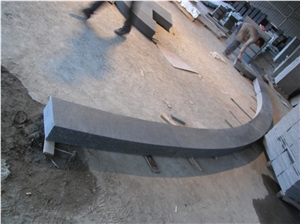 Dark Grey Granite,G684 Grey Granite Kerbstone,Side Stone