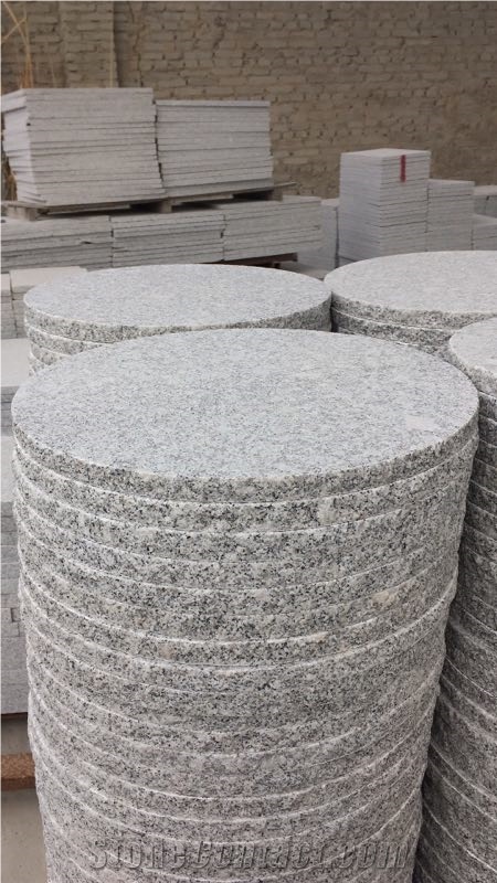 G603 Garden Round Paver, Grey Granite Landscape Paver, Garden Step Paving