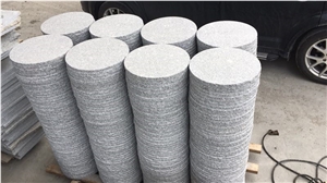 G603 Garden Round Paver, Grey Granite Landscape Paver, Garden Step Paving