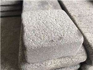 Grey Basalt Tumbled Cube, Basalt Pavers