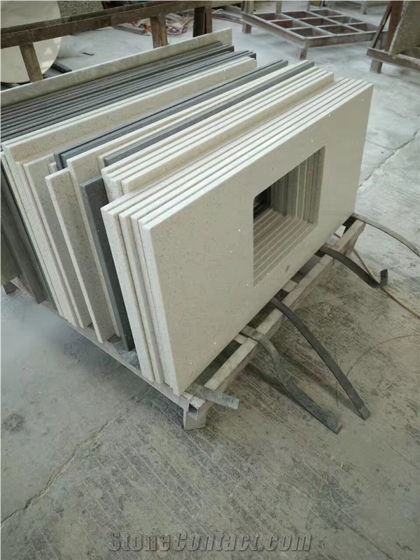 Quartz Standard Vanity Top Bath Top
