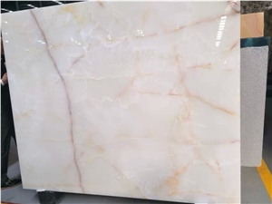 Snow White Onyx Stone Flooring,Onyx Slabs