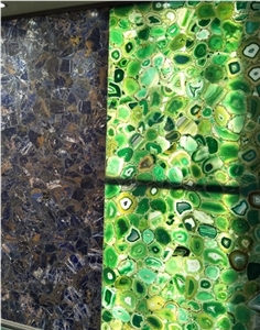 Natural Top Luxury Green Semiprecious Stone Slabs