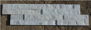 Pure White Quartzite Cladding, White Quartzite Cultured Stone,Ledge