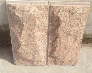 Red Granite Stone Mushroom Wall Tiles