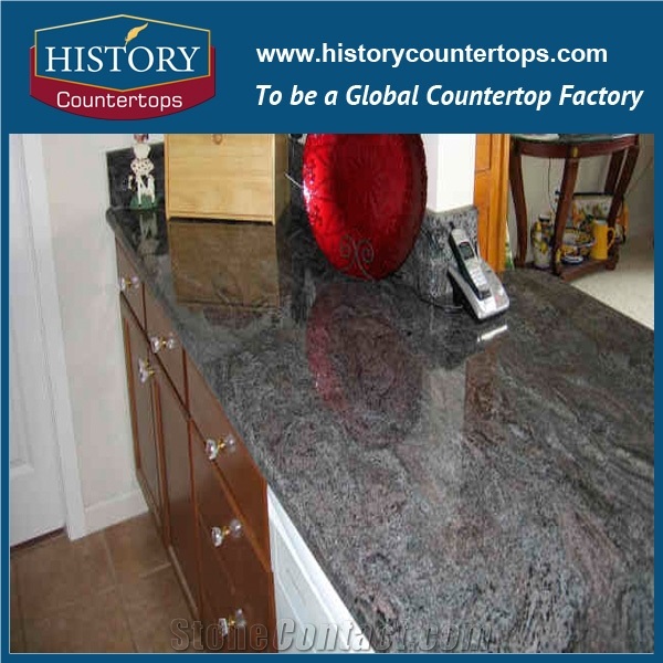 2017 Chinese Supplier Hot Sale India High Polished Granite, Own Quarries Jalic Granite,Cheap India Parddiso Classic Granite Kitchen Countertop,Bench Tops,Bar Top and Worktops