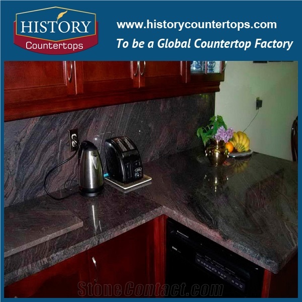 2017 Chinese Supplier Hot Sale India High Polished Granite, Own Quarries Jalic Granite,Cheap India Parddiso Classic Granite Kitchen Countertop,Bench Tops,Bar Top and Worktops