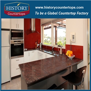 2017 Chinese Supplier Hot Sale India High Polished Granite, Own Quarries Jalic Granite,Cheap India Parddiso Classic Granite Kitchen Countertop,Bench Tops,Bar Top and Worktops