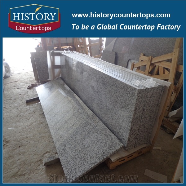2017 New Style Hot Sale & High Quality White Color China Big White Flower Granite G439 Granite in Bathroom Vanity Tops Style for Custom Hospitality