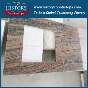 2017best Selling High Polished and Low Price Granite,Multicolor Red Granite Kitchen Countertops,Bar Tops and Kitchen Worktops