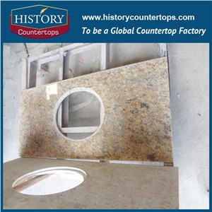 Best Quality &Low Price Brazil High Polished Granite,Natural Santa Cecilia Building Stone for Bathroon Countertop,Solid Surface Vanity Tops