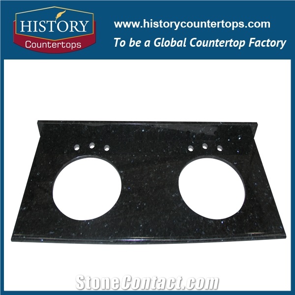 Best Quality &Low Price Norway High Polished Granite, Natural Emerald Pearl Solid Surface Building Stone for Bathroon Countertop, Custom Vanity Tops