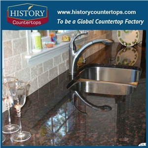 Cheap Natural Stone,India Building Metarial,High Polished Granite,Tan Brown Color Kitchen Countertops,Kitchen Worktop,Bar Tops for Sales