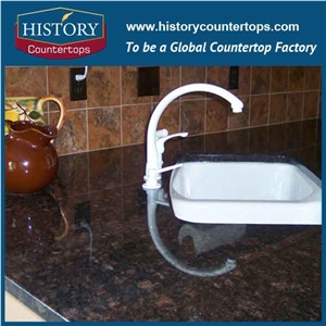 Cheap Natural Stone,India Building Metarial,High Polished Granite,Tan Brown Color Kitchen Countertops,Kitchen Worktop,Bar Tops for Sales