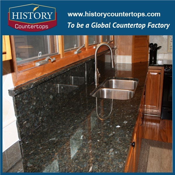 Cheap Price and Good Quality Prefabricate Granite Countertops, Polished Surface Kitchen Island Tops for Hospitality and Multi-Family Projects