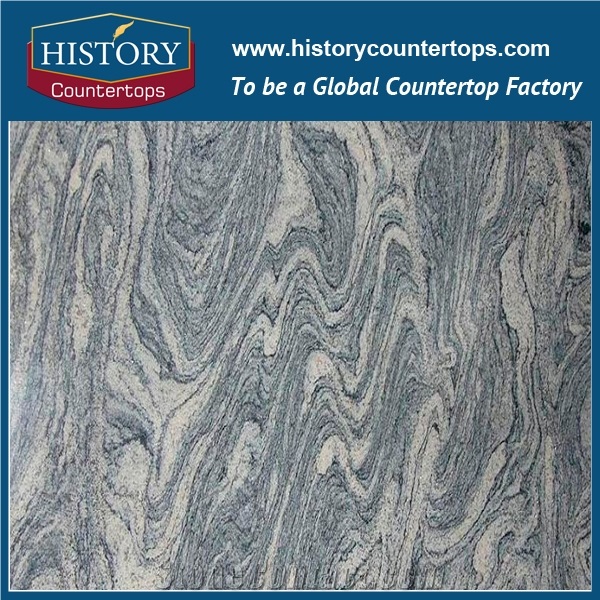 China Natural Stone Granite Multicolor Grain / Sand Ripple Granite Building Materials for Kitchen Countertop, Kitchen Island,Polished Tiles Slabs for Hotel & Multi-Family Projects