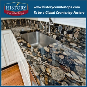 China Natural Stone Granite Multicolor Granite, Granite Building Materials for Kitchen Countertop, Bar Tops, Kitchen Work Tops ,Polished Tiles Slabs for Hotel & Multi-Family Projects