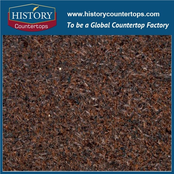 Chinese Polished Natural Stone,Building Material,Cafe Imperial Brown Granite for Bathroom Countertops&Custom Vanity Top for Sales