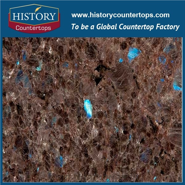 Chinese Supplier High Polished Surface Finish Best Quelity and Low Price Labrador Antico Brown Granite Kitchen Countertop, Custom Island Tops for Sales