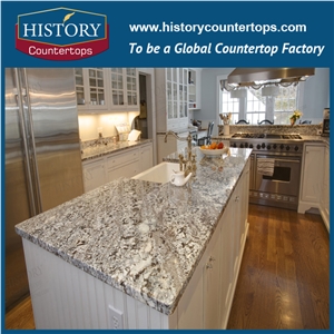 Engineered Grey Countertop Colors in the Kitchen, Natural Stone Kitchen Island Tops with Custom Edging, Kitchen Solid Surface Tops for Multi-Family Projects