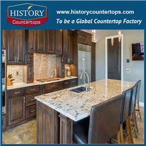 High Polished Natural Stone,Arctic Cream Beige Granite,Granite Litchen Cpuntertops,Natural Durable Stone for Kitchen Bar Tops&Worktops&Islang Tops