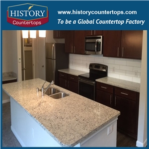 High Quality Absolute White Granite, Polished Brazil White Granite Countertop, Natural Stone Kitchen Tops for Hospitality Projects on Sales